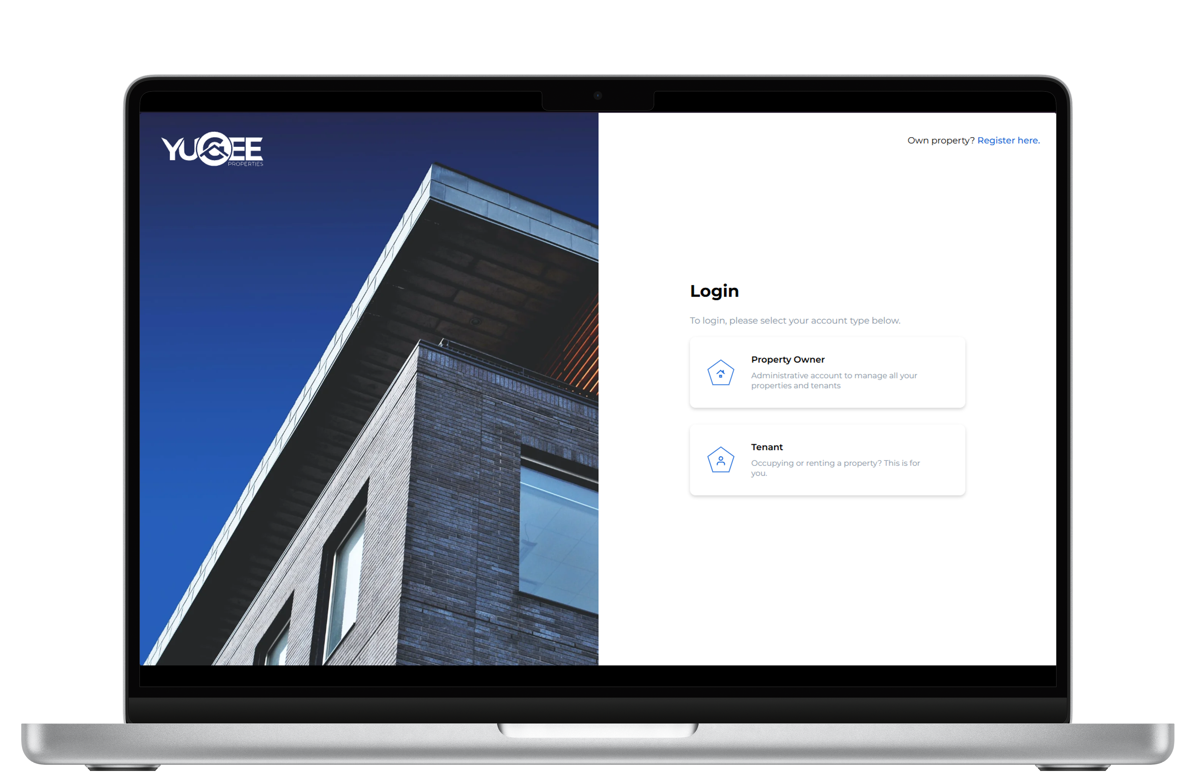 Yugeeproperties screenshot